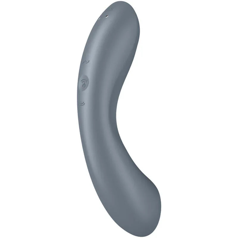 SATISFYER - CURVE TRINITY 1 AIR PULSE VIBRATION ROJO - Nuvica
