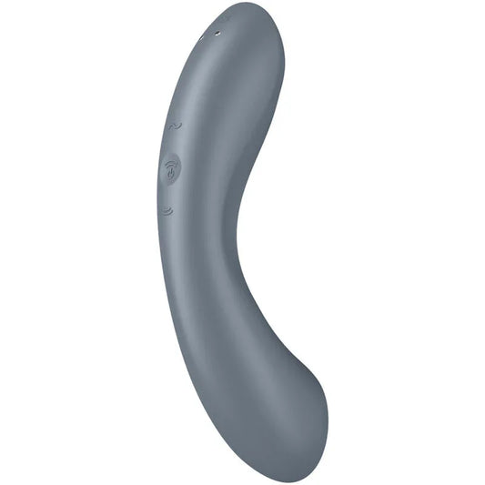 SATISFYER - CURVE TRINITY 1 AIR PULSE VIBRATION ROJO - Nuvica