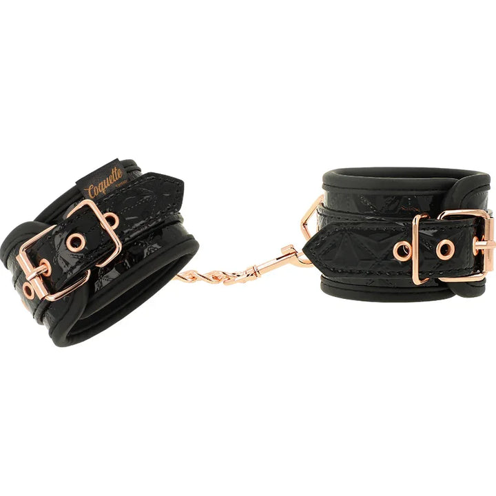 COQUETTE CHIC DESIRE - BLACK EDITION ESPOSAS PARA MANOS CON FORRO DE NEOPRENO - Nuvica