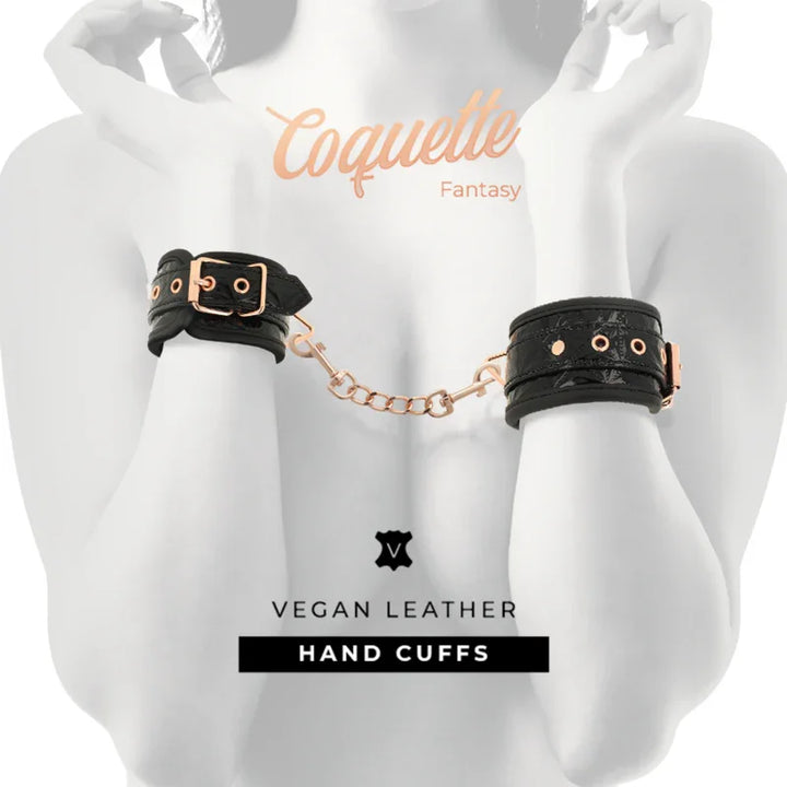 COQUETTE CHIC DESIRE - BLACK EDITION ESPOSAS PARA MANOS CON FORRO DE NEOPRENO - Nuvica