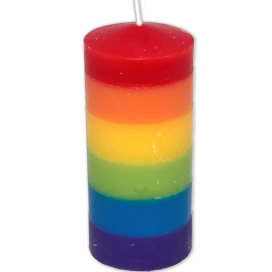 PRIDE - VELA GRANDE CON LA BANDERA LGBT - Nuvica