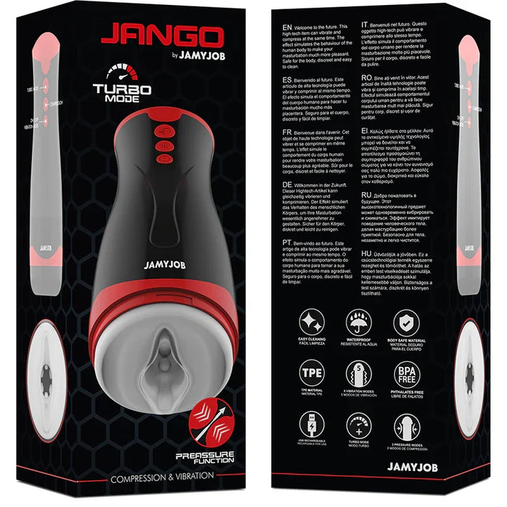 JAMYJOB - JANGO MASTURBADOR DE COMPRENSIÓN Y VIBRACIÓN - Nuvica