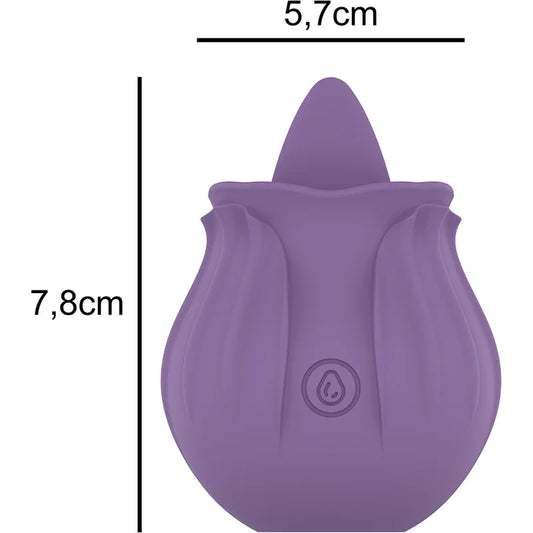 INTENSE - VIOLET ESTIMULADOR LENGUA BASE MAGNÉTICA - Nuvica
