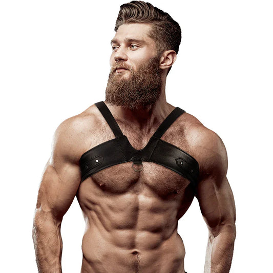 FETISH SUBMISSIVE ATTITUDE - ARNÉS ECOPIEL BRIGADE PECHO HOMBRE - Nuvica