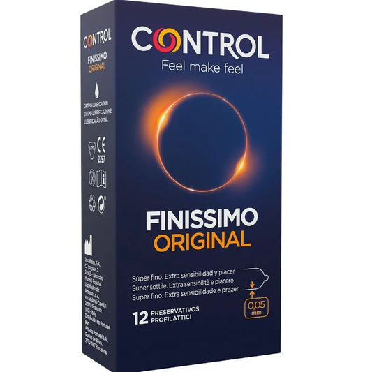 CONTROL - FINISSIMO PRESERVATIVOS 12 UNIDADES - Nuvica