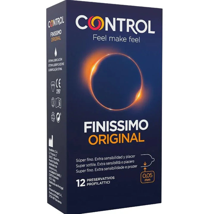 CONTROL - FINISSIMO PRESERVATIVOS 12 UNIDADES - Nuvica