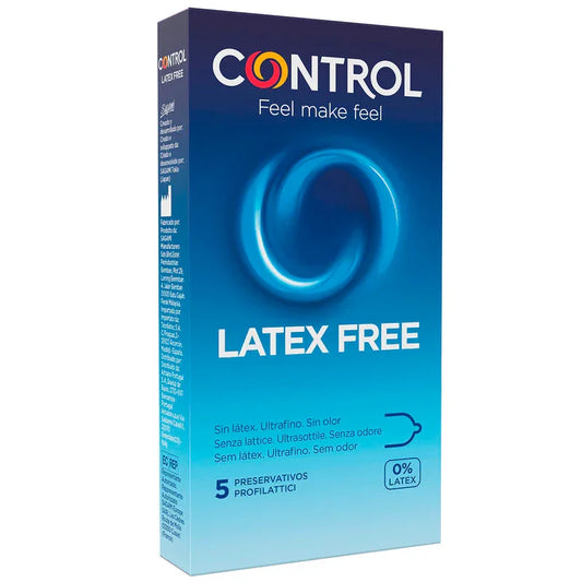 CONTROL - FREE SIN LATEX PRESERVATIVOS 5 UNIDADES - Nuvica
