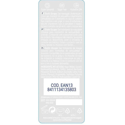 CONTROL - 2 EN 1 MASSAGE & PLEASURE EXOTIC 200 ML - Nuvica