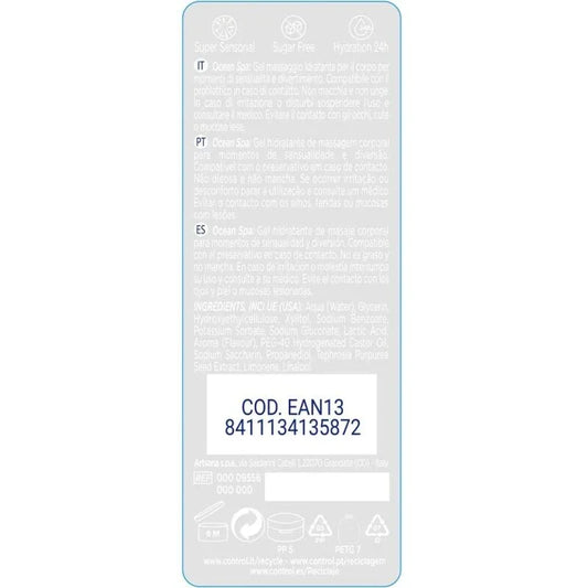 CONTROL - 2 EN 1 MASSAGE & PLEASURE MEDITERRANEAN SEA 200 ML - Nuvica