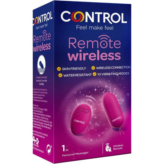CONTROL - MASAJEADOR PERSONAL CONTROL REMOTO WIRELESS - Nuvica