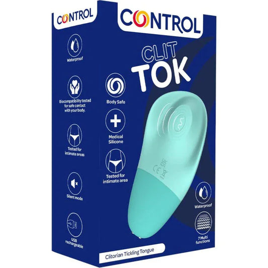 CONTROL - CLIT TOK LENGUA ESTIMULADORA DE CLÍTORIS RECARGABLE - Nuvica
