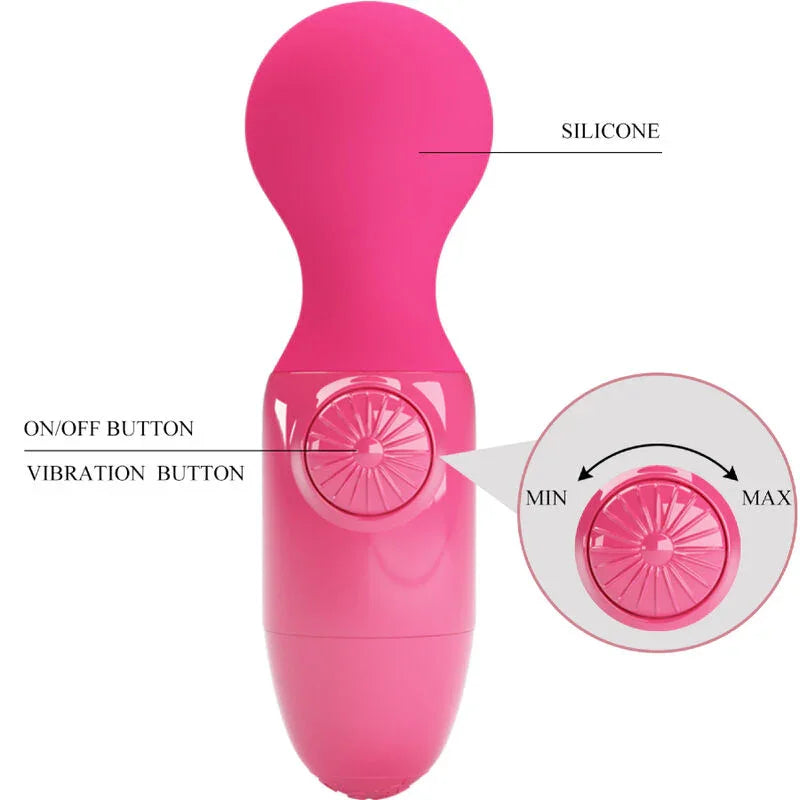 PRETTY LOVE - MINI MASAJEADOR PERSONAL MAGENTA - Nuvica
