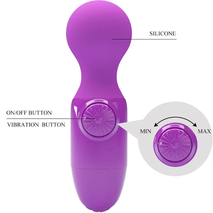 PRETTY LOVE - MINI MASAJEADOR PERSONAL MORADO - Nuvica