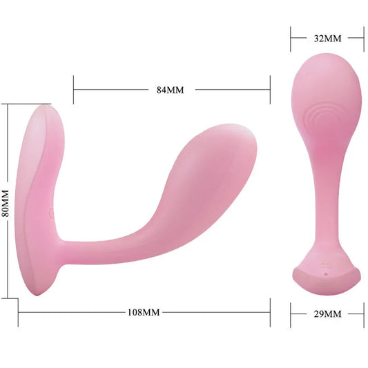 PRETTY LOVE - BAIRD G-SPOT 12 VIBRACIONES RECARGABLE ROSA APP - Nuvica