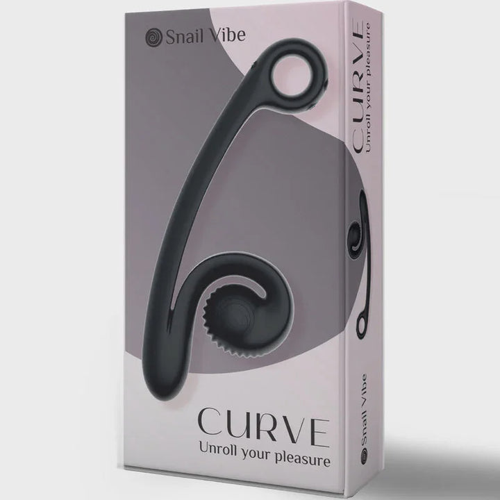 SNAIL VIBE - CURVE VIBRADOR NEGRO - Nuvica
