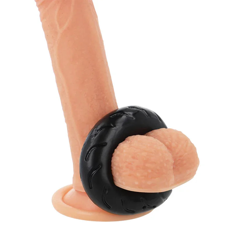 POWERING - SUPER FLEXIBLE Y RESISTENTE ANILLO PENE 5CM PR08 NEGRO - Nuvica