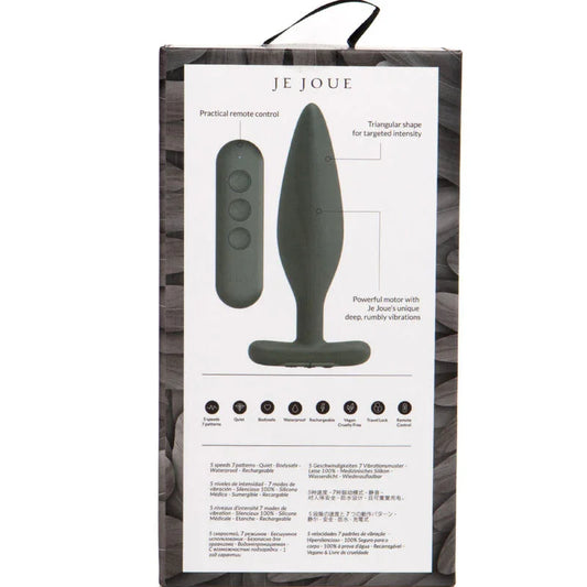 JE JOUE - EGON PLUG ANAL VIBRADOR NEGRO - Nuvica