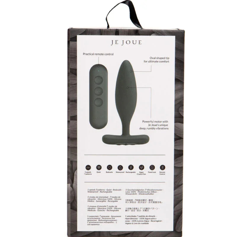 JE JOUE - VESTA PLUG ANAL VIBRADOR NEGRO - Nuvica