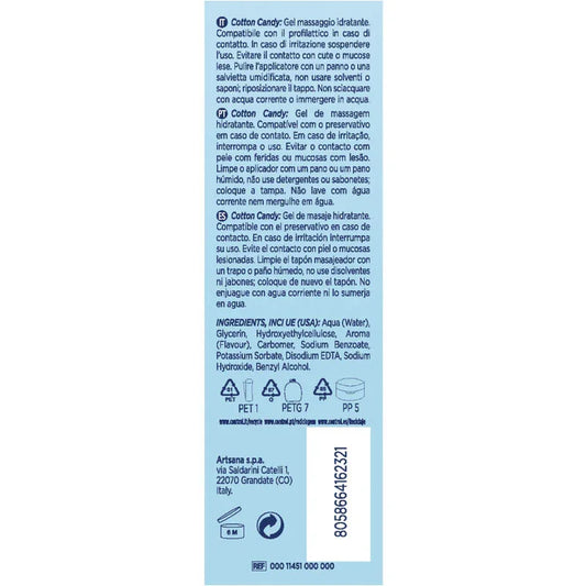CONTROL - MASAJE GEL 3 EN 1 ALGODÓN DE AZÚCAR 200 ML - Nuvica
