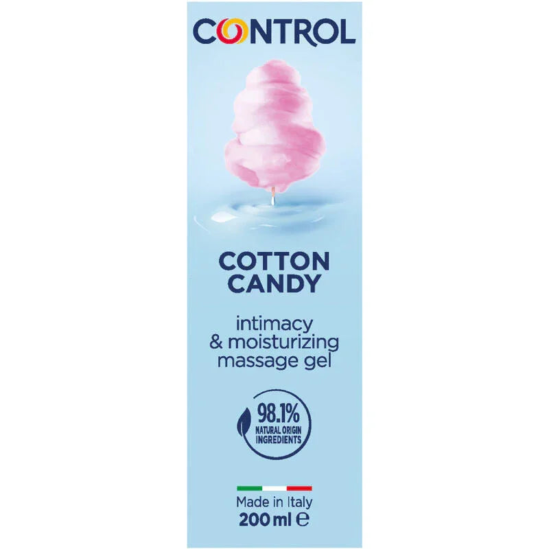 CONTROL - MASAJE GEL 3 EN 1 ALGODÓN DE AZÚCAR 200 ML - Nuvica