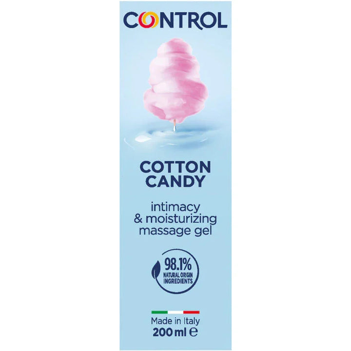 CONTROL - MASAJE GEL 3 EN 1 ALGODÓN DE AZÚCAR 200 ML - Nuvica