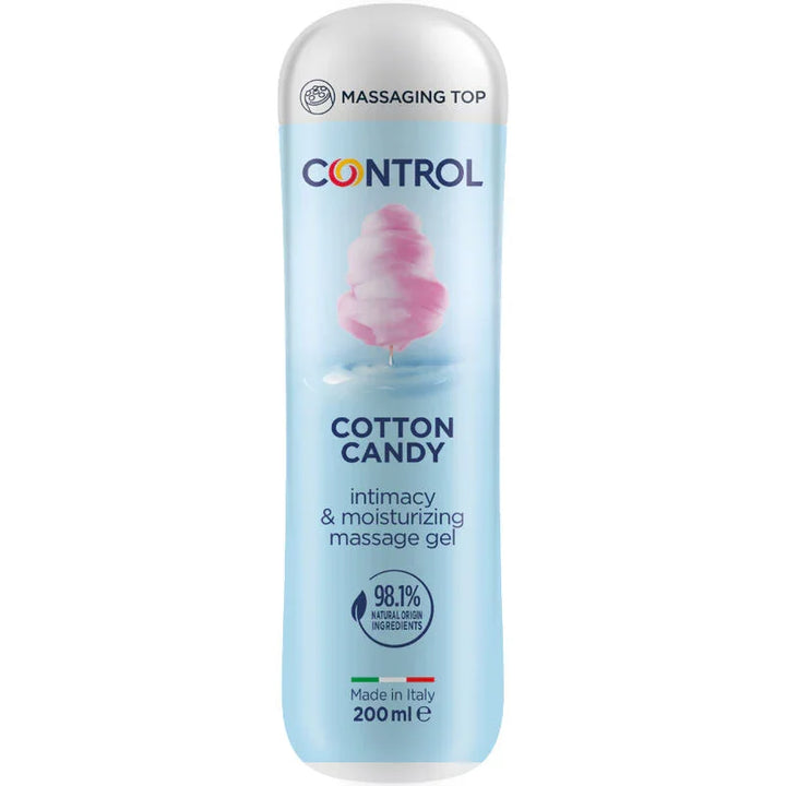 CONTROL - MASAJE GEL 3 EN 1 ALGODÓN DE AZÚCAR 200 ML - Nuvica