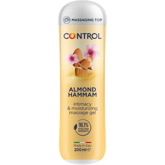 CONTROL - MASAJE GEL 3 EN 1 LECHE DE ALMENDRA 200 ML - Nuvica