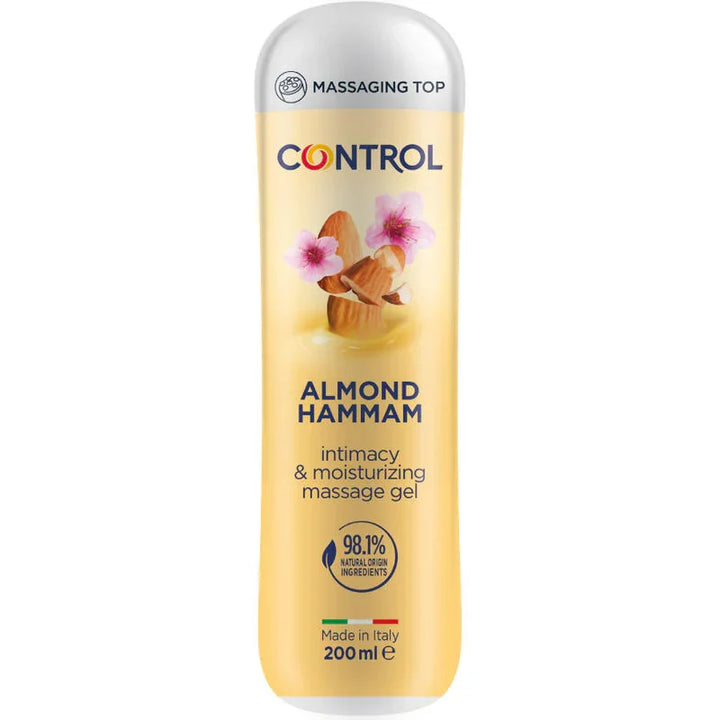 CONTROL - MASAJE GEL 3 EN 1 LECHE DE ALMENDRA 200 ML - Nuvica