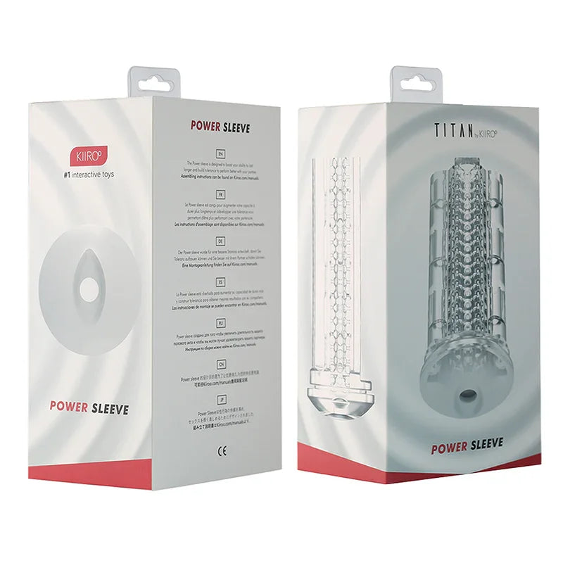 KIIROO - TITAN FUNDA MASTURBADOR POWER + RENDIMIENTO - Nuvica