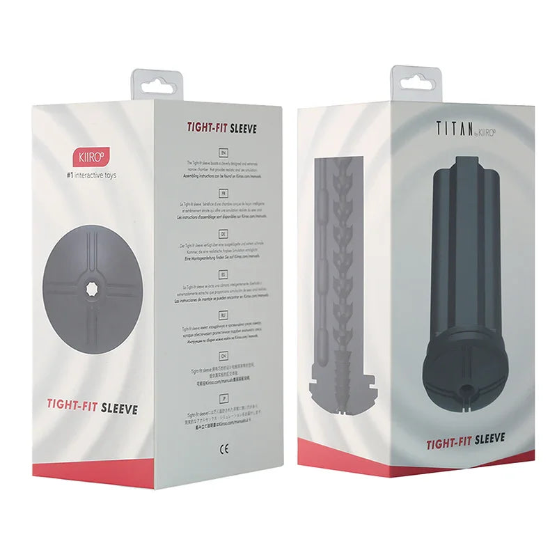 KIIROO - TITAN FUNDA MASTURBADOR ANAL AJUSTE MAXIMO - Nuvica
