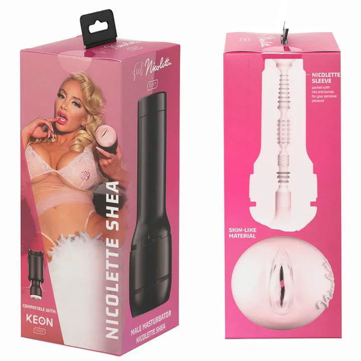 KIIROO - KEON + FEEL NICOLETTE SHEA STROKER + LUBRICANTE AQUA QUALITY 50 ML - Nuvica