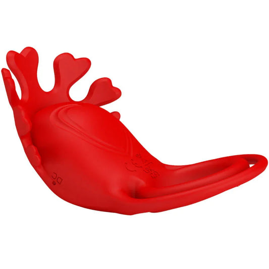 PRETTY LOVE - RUBEN ANILLO VIBRADOR 7 VIBRACIONES SILICONA ROJO - Nuvica