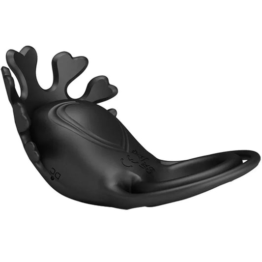 PRETTY LOVE - RUBEN ANILLO VIBRADOR 7 VIBRACIONES SILICONA NEGRO - Nuvica