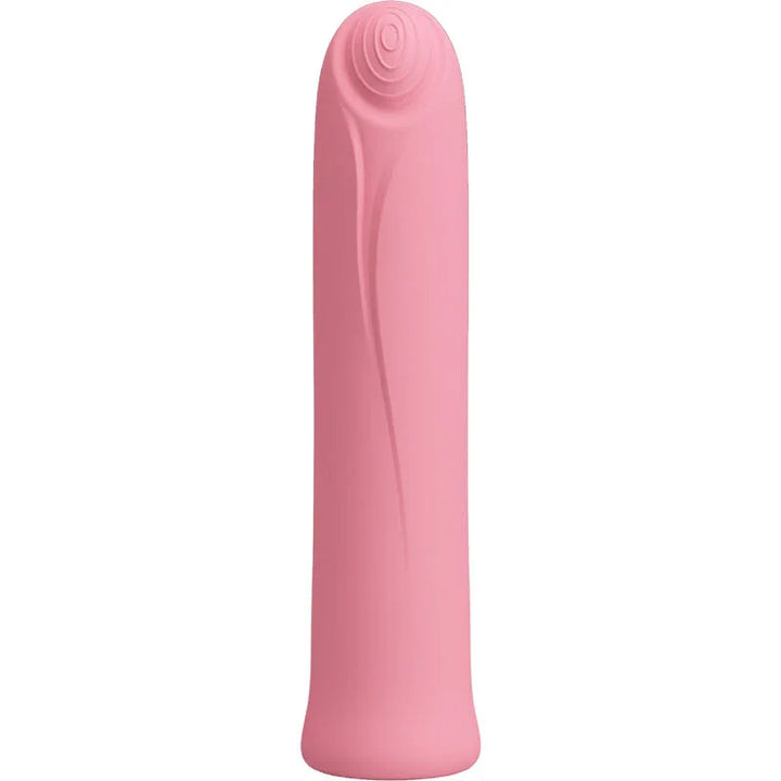 PRETTY LOVE - CURTIS MINI VIBRADOR SUPER POWER 12 VIBRACIONES SILICONA ROSA - Nuvica