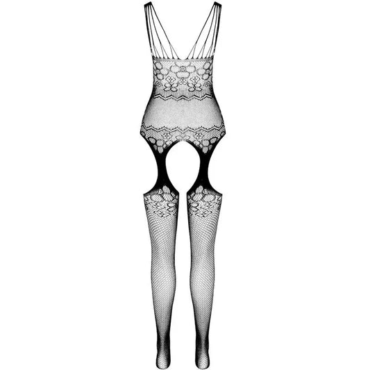 PASSION - ECO COLLECTION BODYSTOCKING ECO BS004 NEGRO - Nuvica