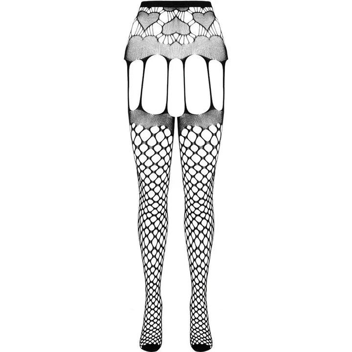PASSION - ECO COLLECTION BODYSTOCKING ECO S009 ROJO - Nuvica
