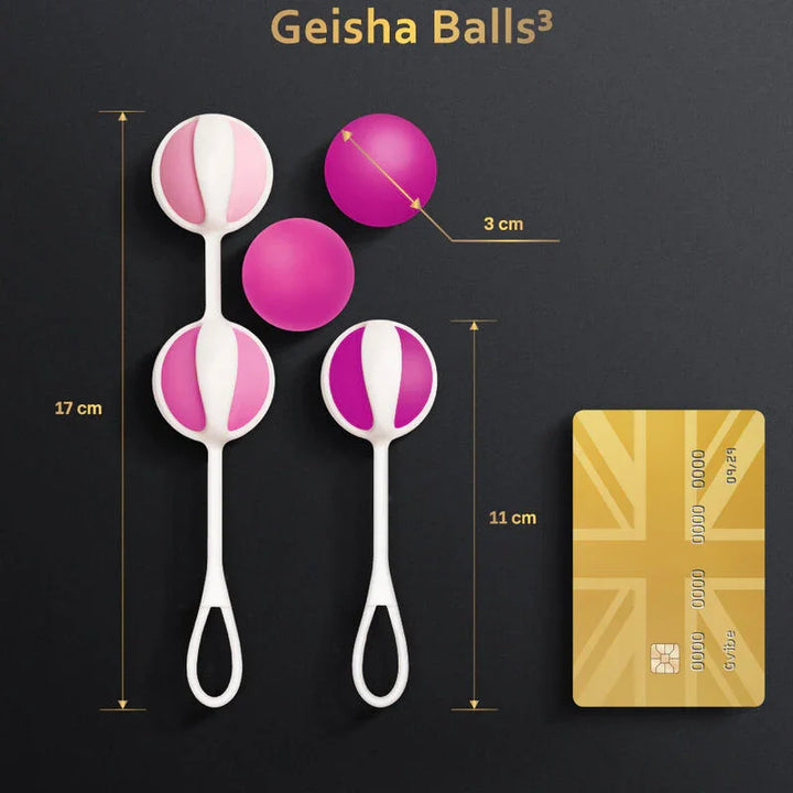 G-VIBE - SET 5 GEISHA BALLS3 ROSA - Nuvica