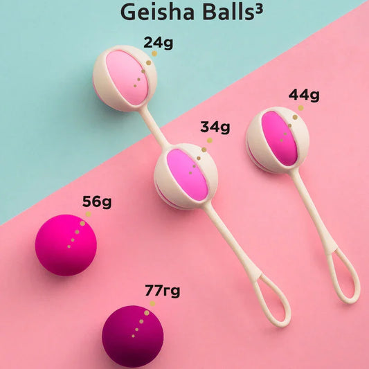 G-VIBE - SET 5 GEISHA BALLS3 ROSA - Nuvica