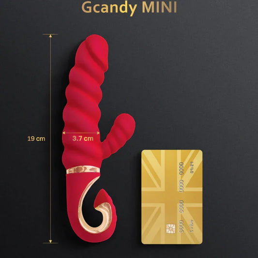 G-VIBE - GCANDY MINI VIBRADOR SILICIONA ROJO - Nuvica