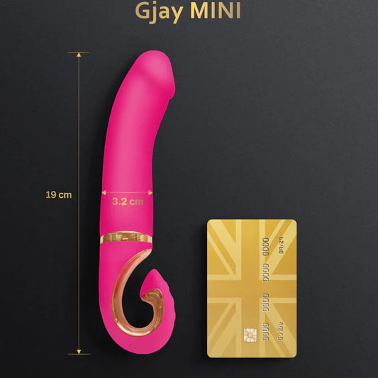G-VIBE - GJAY MINI VIBRADOR SILICIONA ROSA - Nuvica