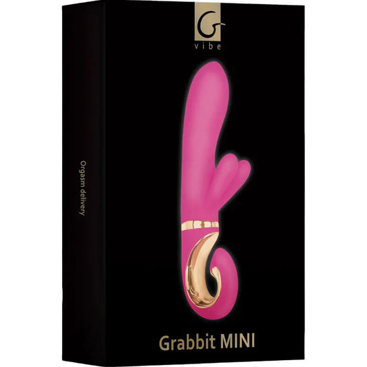 G-VIBE - GRABBIT MINI VIBRADOR SILICIONA ROSA - Nuvica