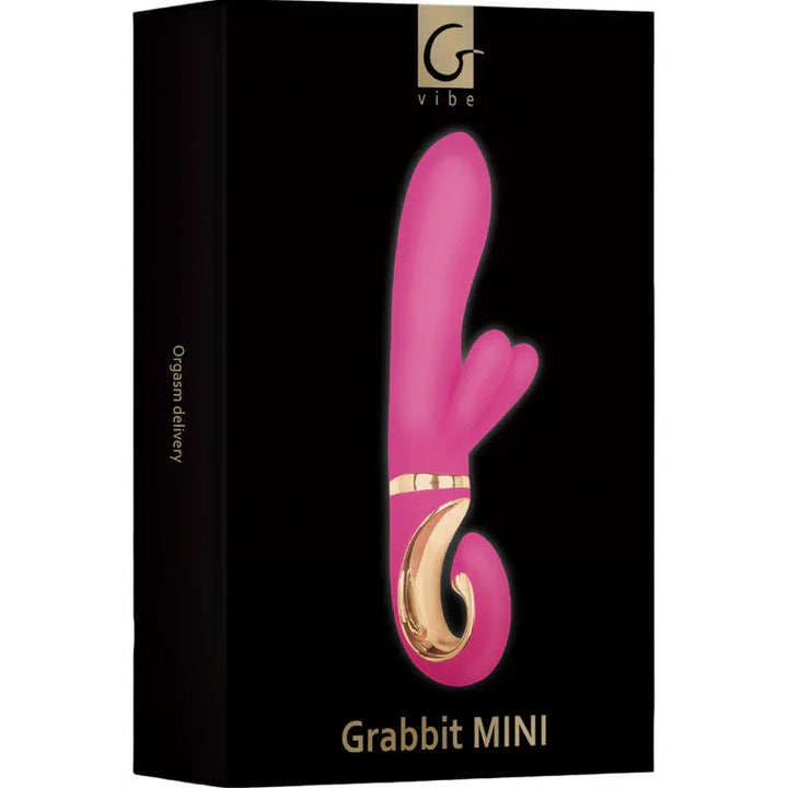 G-VIBE - GRABBIT MINI VIBRADOR SILICIONA ROSA - Nuvica