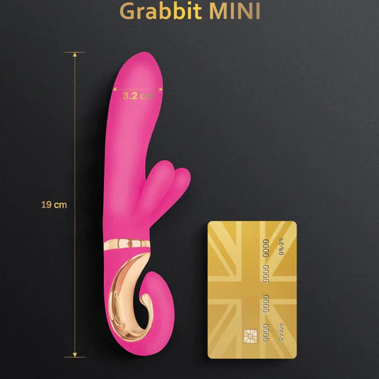 G-VIBE - GRABBIT MINI VIBRADOR SILICIONA ROSA - Nuvica