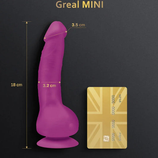 G-VIBE - GREAL MINI DILDO VIBRADOR SILICIONA FUCSIA - Nuvica