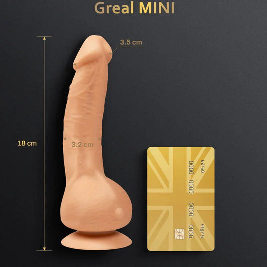 G-VIBE - GREAL MINI DILDO VIBRADOR SILICIONA NATURAL - Nuvica