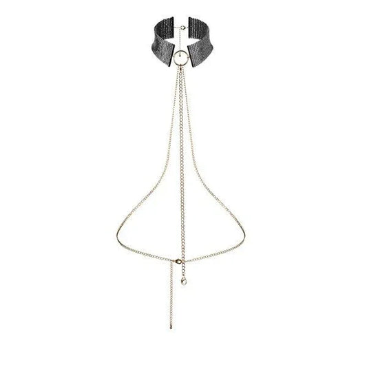 BIJOUX - DÉSIR MÉTALLIQUE COLLAR METLICO NEGRO - Nuvica