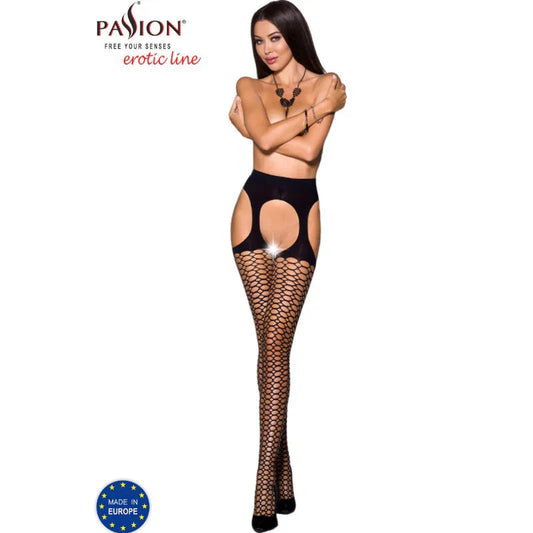 PASSION - TIOPEN 004 MEDIAS NEGRO 1/2 40 DEN - Nuvica