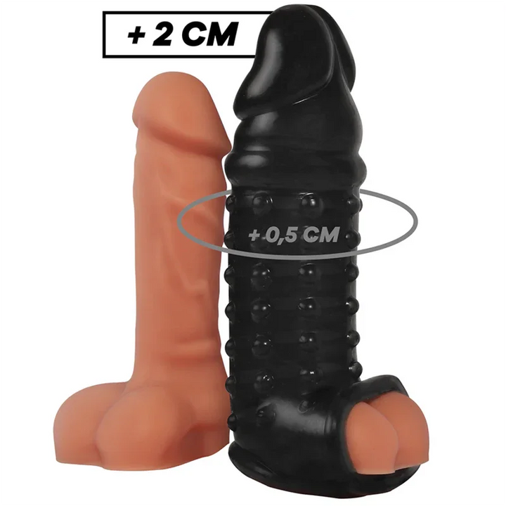 VIRILXL - EXTENSION Y FUNDA DE PENE V11 NEGRO - Nuvica