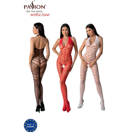 PASSION - BS100 BODYSTOCKING NEGRO TALLA ÚNICA - Nuvica
