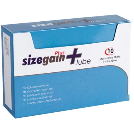 500 COSMETICS - SIZEGAIN PLUS LUBE LUBRICANTE EFECTO FRIO - Nuvica